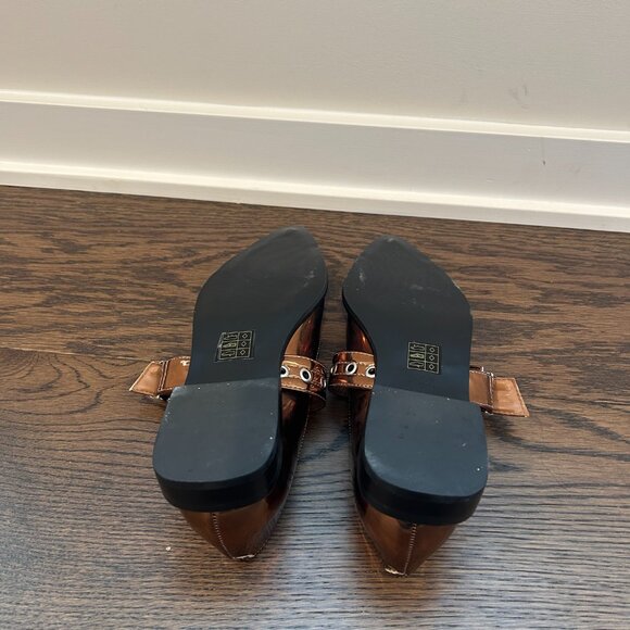 Maeve Pointed-Toe Moto Mary Jane Flats - NWOT - Picture 9 of 10